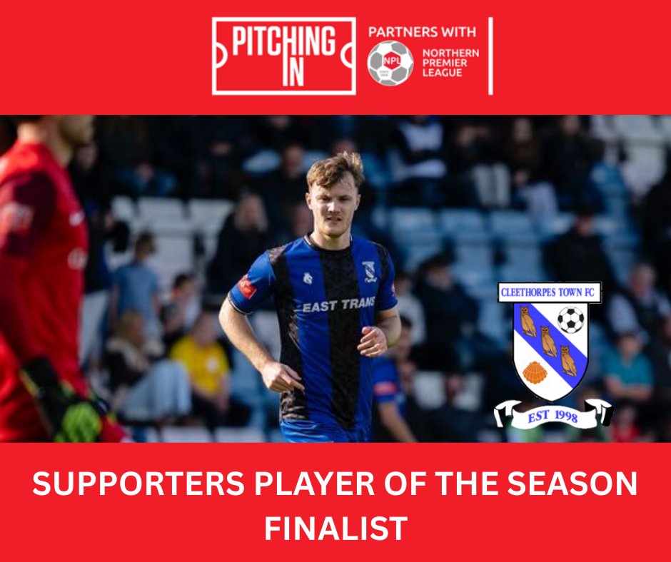 The Pitching In Northern Premier League (@northernpremlge) on Twitter photo Supporters Player of the Season Finalist
from <a href="/CleeTownFC/">(C)leethorpes Town FC</a>
JOSH WALKER
Vote: - pollmill.com/f/xepc9nv.f Supporters Player of the Season Finalist
from <a href="/CleeTownFC/">(C)leethorpes Town FC</a>
JOSH WALKER
Vote: - pollmill.com/f/xepc9nv.f