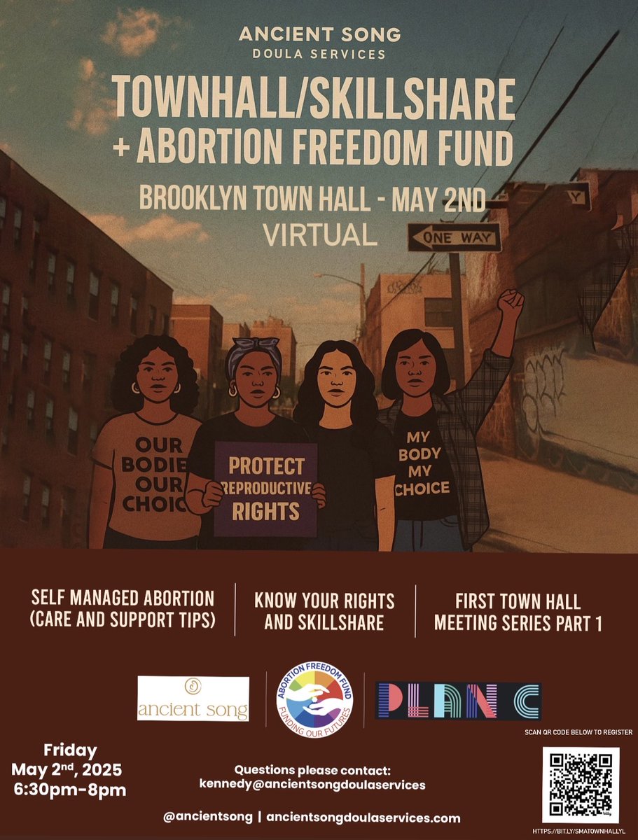 Tonight on zoom at 6:30! Learn about Self-Managed Abortion in our first part of our Townhall and Skillshare series. bit.ly/SMATownhall