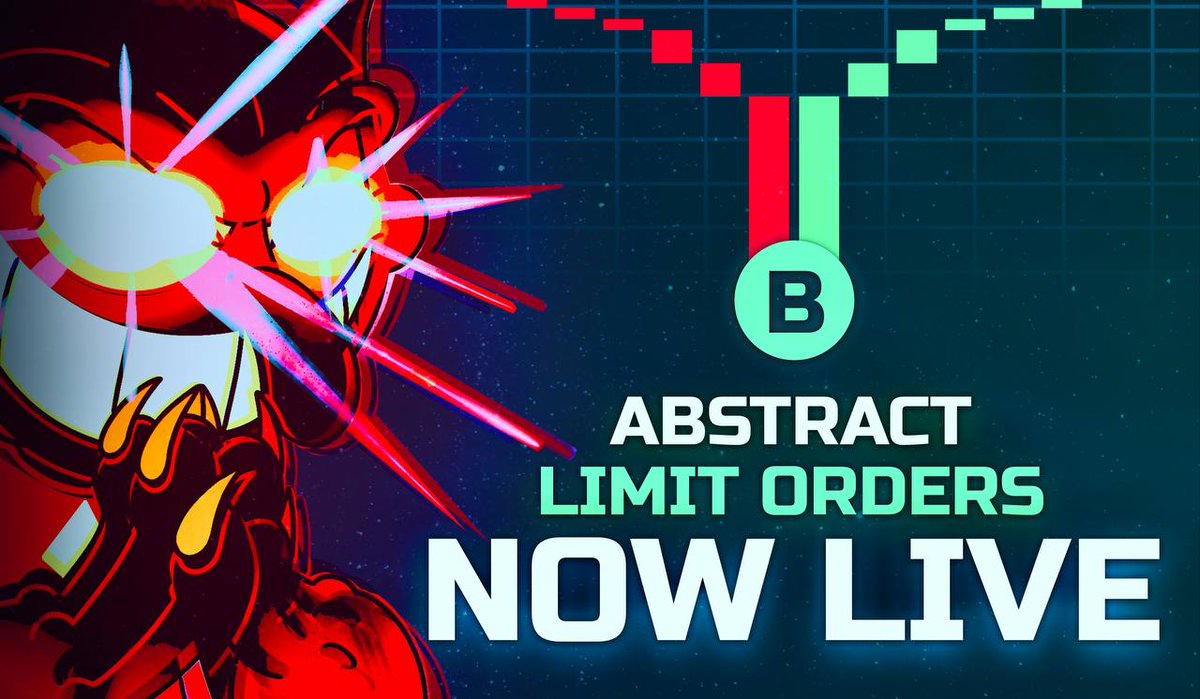 ABSTRACT LIMIT ORDERS ARE HERE 🚀✳️

Experience pin-point accuracy, rapid execution and the confidence knowing your bags are secure even while you sleep 💤

🥂 Abstract’s FIRST Limit Orders

🎯 Precision Targeting
⚡ Lightning-Fast Execution
and coming to AGW soon… 🤫

Set your