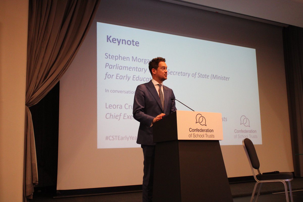 It was a pleasure to speak at the fantastic #CSTEarlyYears summit. 

The passion and expertise was inspiring and I came away with lots of ideas on how to keep delivering on our Plan for Change to give every child the best start in life.