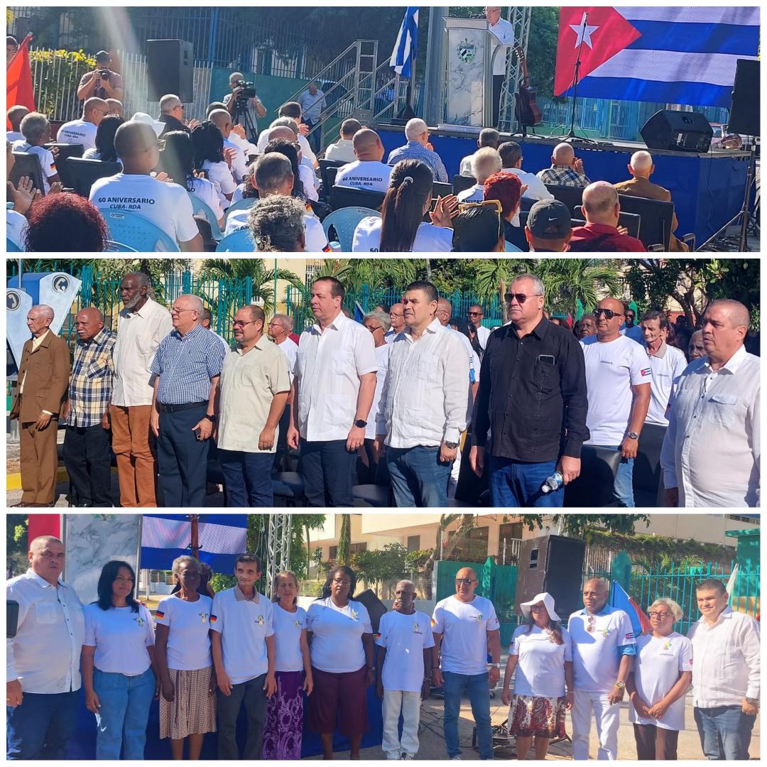 🇨🇺 Asistimos al acto por el 60 aniversario del Laboratorio de Ortopedia Técnica-Docente Cuba-RDA.
Son seis décadas de compromiso, innovación y sensibilidad que permiten a su colectivo laboral superar carencias materiales y estar siempre al servicio de la #Salud de nuestro pueblo.