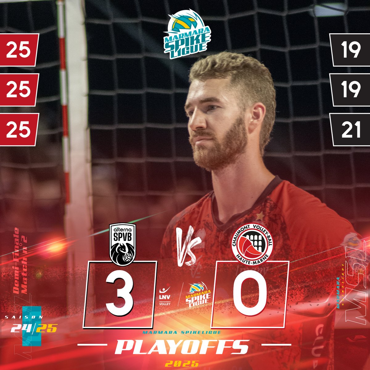 On espérait un match d'appui lundi soir à Palestra, mais malheureusement l'aventure en #Playoffs s'arrête ici.Des regrets quant à la physionomie mais ainsi va le sport...Restez à l'affût, une cérémonie d'au revoir aura lieu en début de semaine prochaine, date encore à définir...