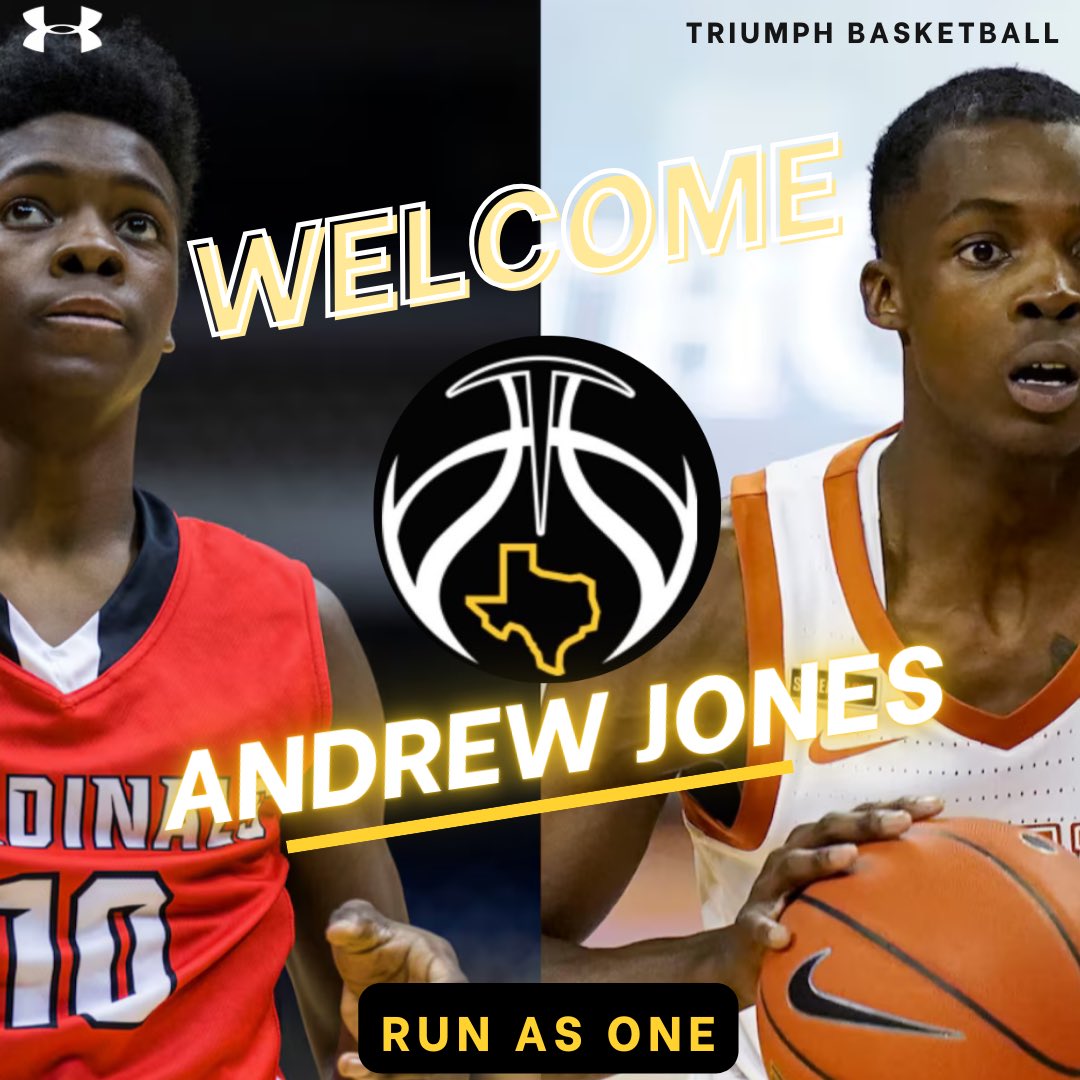 This is a Great day for Triumph Basketball!  Welcome home to Former Macdonald’s All-American Andrew Jones one of the bright stars in youth basketball in Texas.  We are blessed and excited to have him coaching and developing some of our talented young men.
