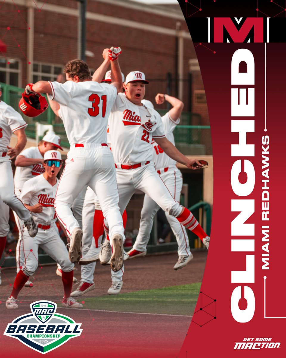 MACtion (@macsports) on Twitter photo See you at <a href="/LECrushers/">Lake Erie Crushers</a> Stadium, <a href="/MiamiOHBaseball/">Miami Baseball</a> ‼️
Get your tickets for the MAC Baseball Championship (May 21-25) at the link below!
🎟️: tinyurl.com/mpdj84h | #MACtion See you at <a href="/LECrushers/">Lake Erie Crushers</a> Stadium, <a href="/MiamiOHBaseball/">Miami Baseball</a> ‼️
Get your tickets for the MAC Baseball Championship (May 21-25) at the link below!
🎟️: tinyurl.com/mpdj84h | #MACtion