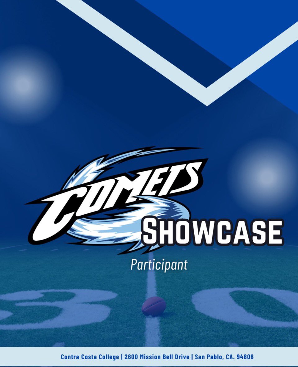 I will be attending the Comets Showcase on May 7th
<a href="/CCCFootball_24/">CCC Comets Football</a> @RBsCoachRick <a href="/CoachWilsonn/">Terry Wilson Jr</a> <a href="/SimmonsAntuan/">Antuan Simmons</a> <a href="/Coach_Taylor615/">Coach Taylor- CUC</a> <a href="/CUC_Coaches/">Coaches Under Construction</a> <a href="/CoachE916/">Eric Colvin 🏁 1%</a> <a href="/CoachDSimmons/">Coach Dexter Simmons - CUC</a> <a href="/CoachGHarrisII/">Garren Harris II</a> @Route_School <a href="/TRU2FAM/">Aaron Garcia</a> <a href="/Go_DCA_Football/">DCA Lions Football</a> <a href="/BrandonHuffman/">Brandon Huffman</a>