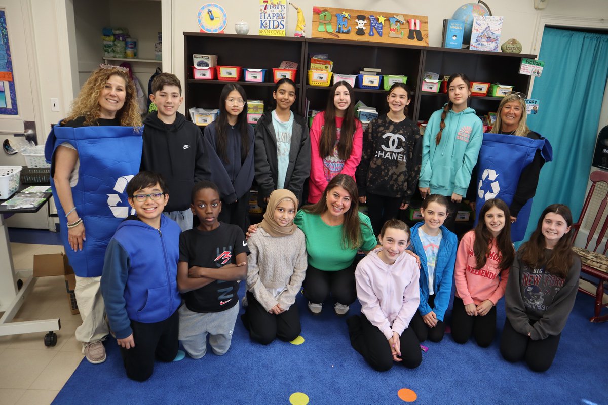 Members of the Shore Road Environmental Club displayed their leadership skills as they guided activities inspired by sustainable living with their younger Winthrop Avenue School peers! #starsleadandlearn