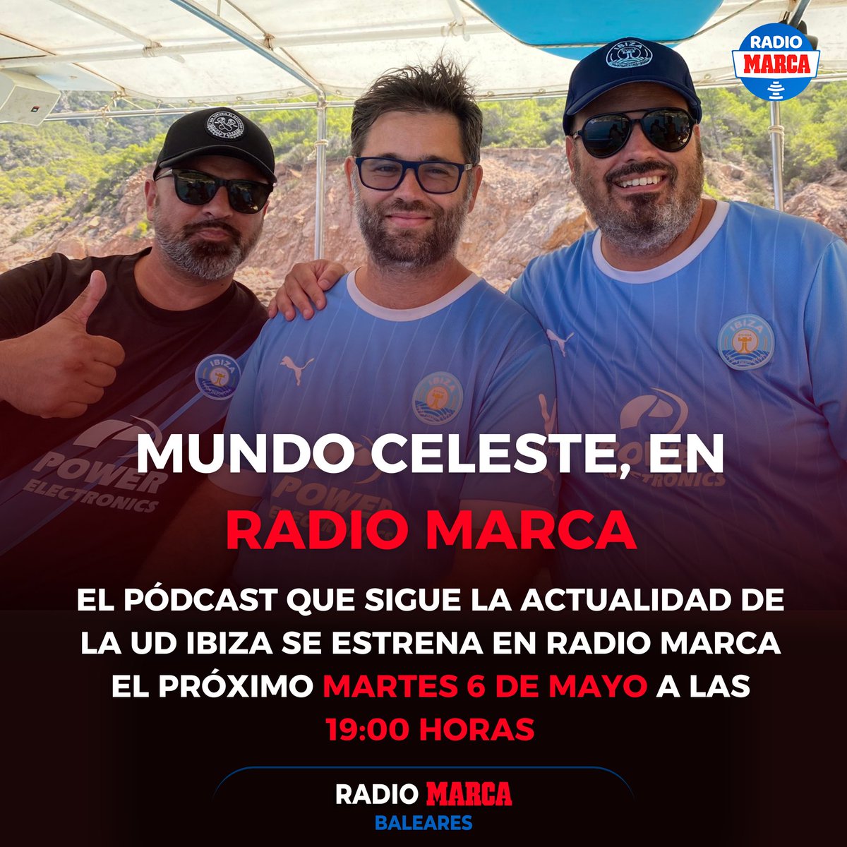 💫 𝐃𝐄 𝐄𝐒𝐓𝐑𝐄𝐍𝐎 💫

🩵 <a href="/mundocelest/">Mund⚽ Celeste 🎙️🎧</a>, el pódcast dedicado a la información de la <a href="/ibizaud/">UD Ibiza 🩵</a>, se estrena en <a href="/RMarcaBaleares/">Radio Marca Baleares</a> el próximo martes 6 de mayo a las 19:00 horas 

⚽️ <a href="/orvayjj85/">Jaime Orvay</a>, <a href="/vide234/">Alejandro Vide</a> y <a href="/quakeibz/">Carlos</a> serán las voces del programa #MundoCeleste