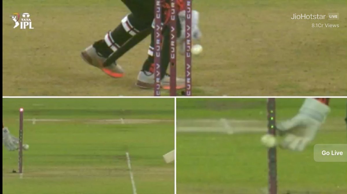Saquibpashaa77's tweet photo. If this was a Mumbai Indians batsman it would have called NOT OUT

Umpire Indians for a reason

 #GTvsSRH https://t.co/4iHp5l4ly1