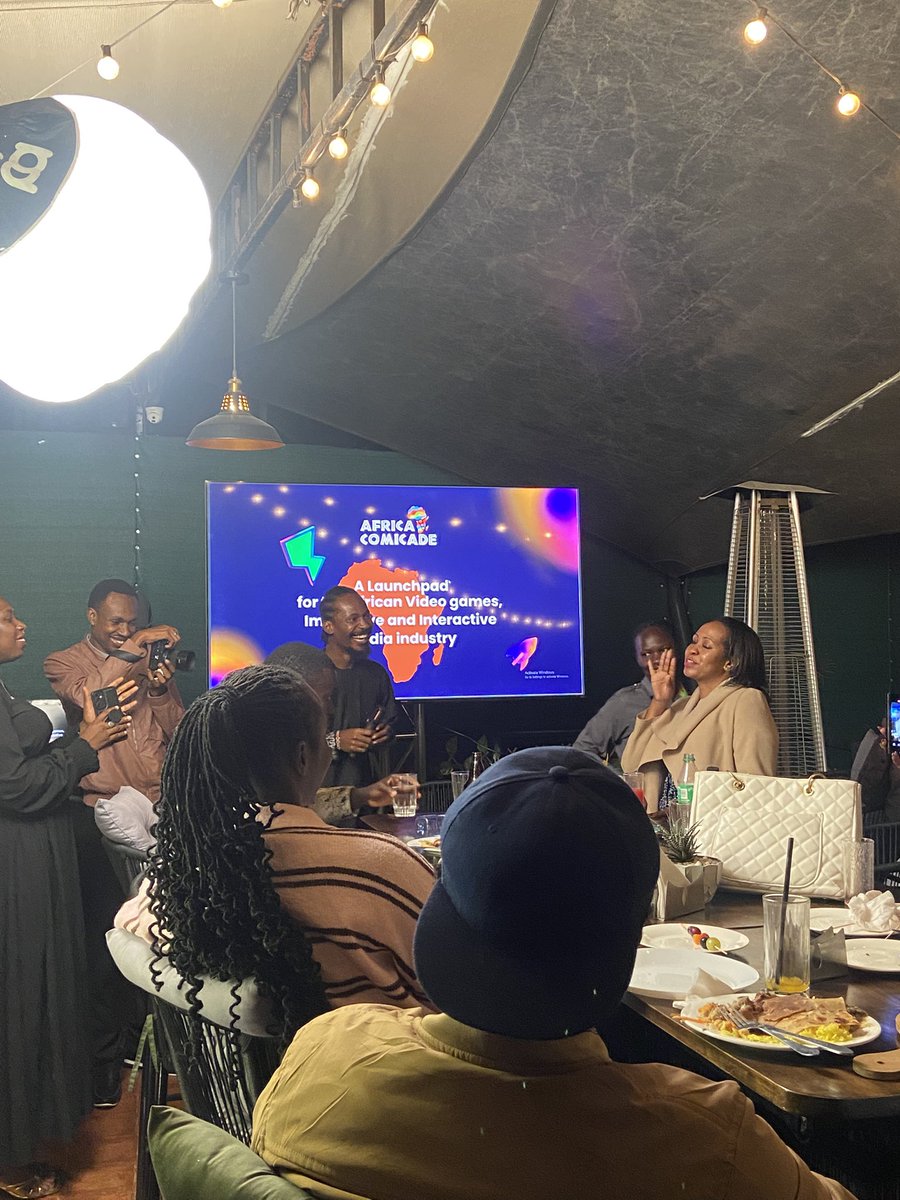 KMullicks's tweet photo. Wednesday night at the @africacomicade Dinner was a game-changer! 🎮
Connected with key players in gaming, immersive &amp; media from across Africa.
The future of Africa’s creative industry is bright! 💡🌍
#AfricaComicade #CreativeAfrica #GamingInAfrica https://t.co/Hjnsehza57