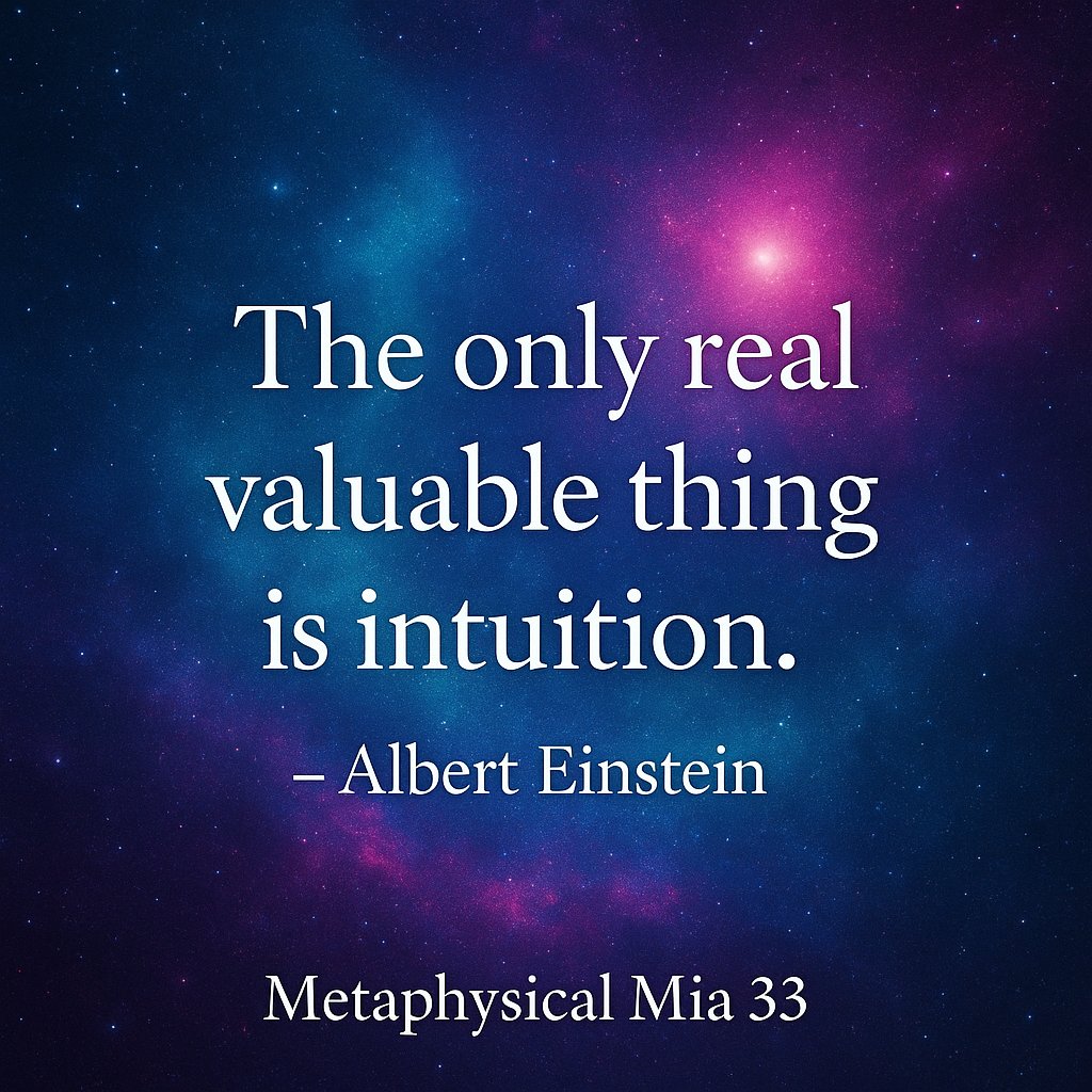 MysticMia33's tweet photo. โจ Let your mystical moments shape you.
They help clear confusion, calm fear, and create real, lasting change.
They donโt just inspire, they transform. ๐
"The only real valuable thing is intuition." โ Albert Einstein
๐ฎ
#MysticalExperiences #ProfoundChange #LiftTheVeil #Intuition #EinsteinQuotes