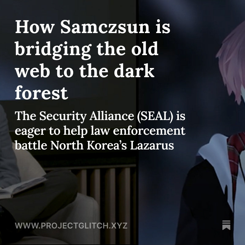 A white hat hacker and a journalist walk into a bar.
Read all about it here (h/t <a href="/mike_orcutt/">Mike Orcutt</a>, <a href="/samczsun/">samczsun</a>): projectglitch.xyz/p/how-samczsun…