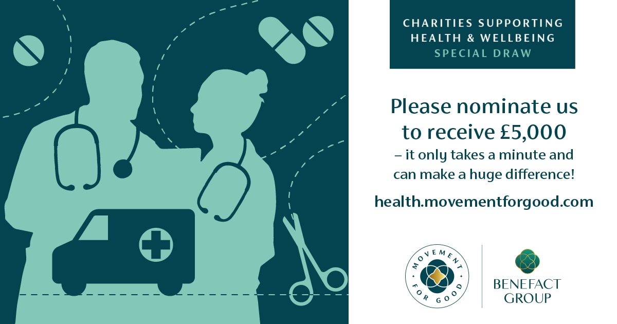 We could receive £5000 with your help! it would make a huge difference to our community, mental health, wellbeing and learning disability services in Wakefield, Barnsley, Calderdale and Kirklees. 

Please nominate us today! 🌟 buff.ly/863qIUS
