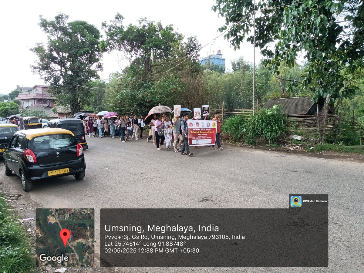 WNTD '2025 Rally
Conducted by TOFEI Committee Balawan College in collaboration with NSS unit Balawan College
<a href="/YASMinistry/">YAS Ministry</a> <a href="/_NSSIndia/">NSS India</a> <a href="/CellNehu/">NSS Cell- NEHU</a> <a href="/nss_rdguwahati/">NSS RD Guwahati</a> <a href="/YASMinistry/">YAS Ministry</a>