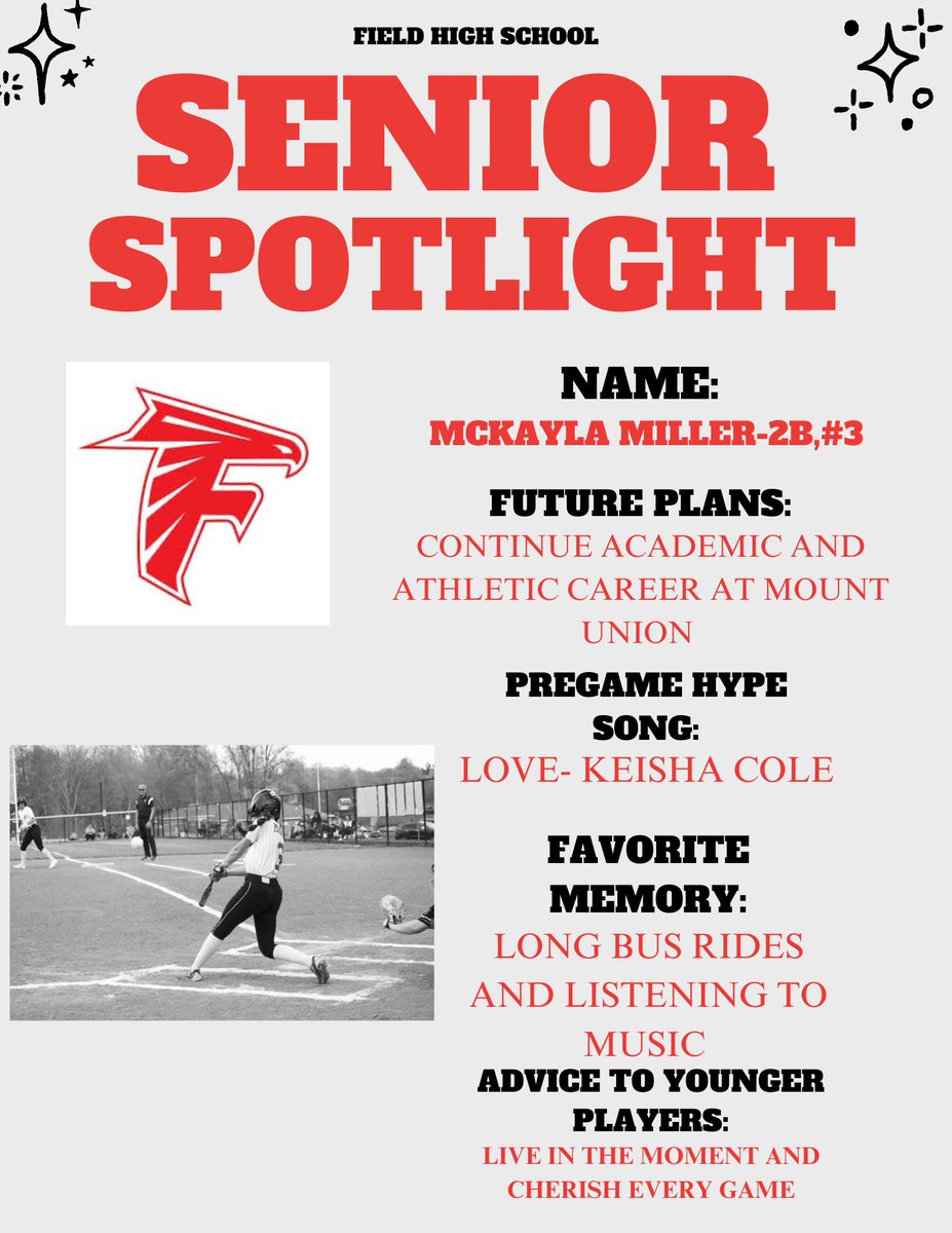 Senior Spotlight for Mckayla Miller 🥎