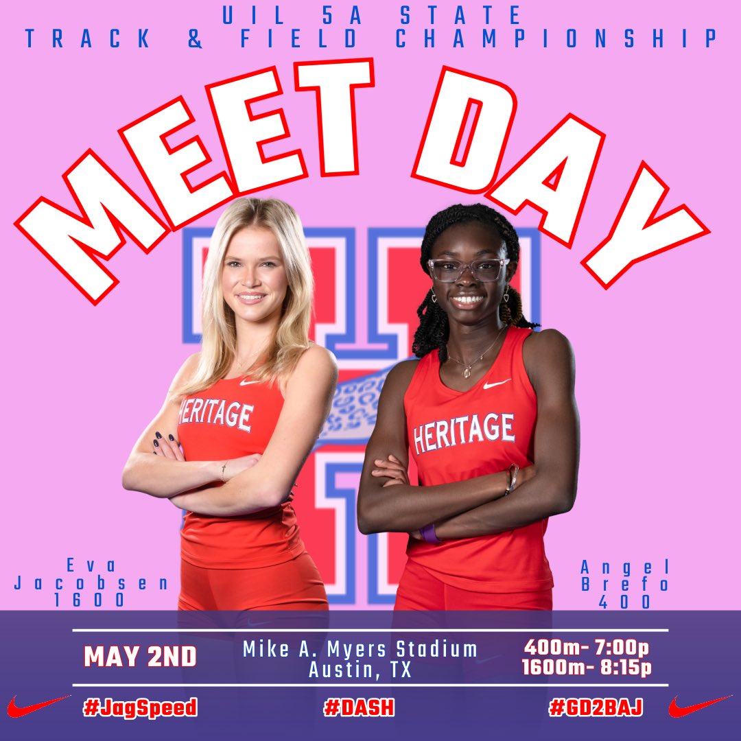 Heritage Track (@mhhstrack) on Twitter photo It’s about to go down!
🎟️: texaslonghorns.evenue.net/event/UIL25/TF…
📑: uil.tfresult.com
💻: nfhsnetwork.com/events/uil/gam…
#JagSpeed #DASH #GD2BAJ #MISDProud
<a href="/MISD_Athletics/">Midlothian ISD Athletics</a> It’s about to go down!
🎟️: texaslonghorns.evenue.net/event/UIL25/TF…
📑: uil.tfresult.com
💻: nfhsnetwork.com/events/uil/gam…
#JagSpeed #DASH #GD2BAJ #MISDProud
<a href="/MISD_Athletics/">Midlothian ISD Athletics</a>