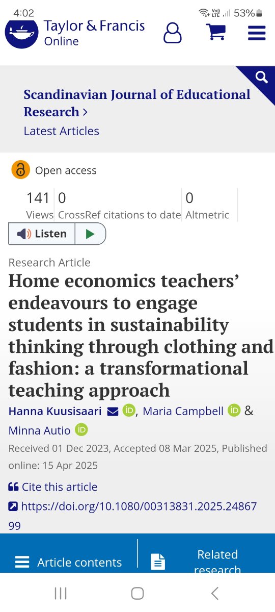 Maria Campbell (@mariacampbell00) on Twitter photo Delighted to see our research published - open access. Great to work with, learn with and from my colleagues <a href="/mmautio/">Minna Autio</a> and Hanna Kuusisaari <a href="/ATUStAngelas/">ATU St Angelas</a> Delighted to see our research published - open access. Great to work with, learn with and from my colleagues <a href="/mmautio/">Minna Autio</a> and Hanna Kuusisaari <a href="/ATUStAngelas/">ATU St Angelas</a>