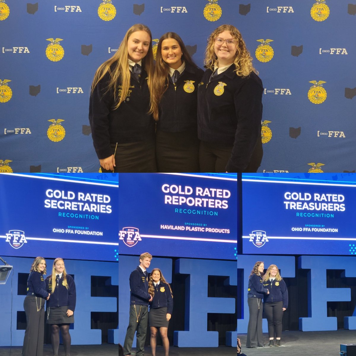 Congratulations to Katelynne, Mora and Carrie on their Gold Rated Officer Books!