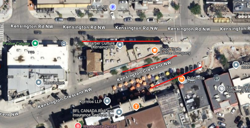 yyctransport's tweet photo. We are improving various sidewalks along Kensington Road N.W. between 11 St and 11A St N.W. and Kensington Crescent. This will result in the closure of sidewalks and the parking lanes. Pedestrian detours will be in place. 🚧👷

Visit https://t.co/b8lRjyKqHI for more info. https://t.co/s31ZciKDRx