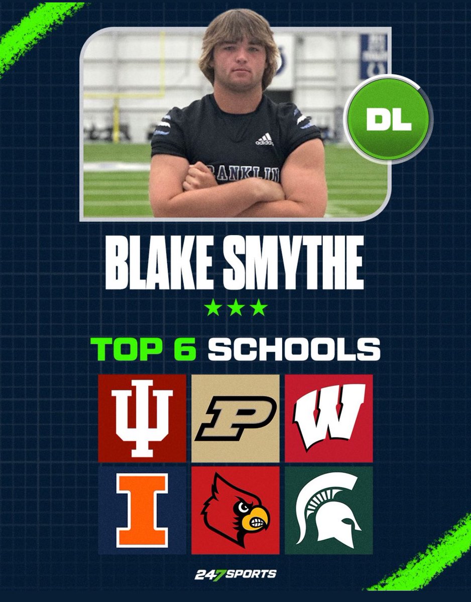 Blake Smythe (@smytheblake) on Twitter photo Commitment Day. I will be going on live on instagram at 6:15!!! (blake_smythe50) <a href="/AllenTrieu/">Allen Trieu</a> <a href="/SWiltfong_/">Steve Wiltfong</a> <a href="/IndianaPreps/">Indiana Preps</a> <a href="/GrizStrength/">Mike Hart</a> <a href="/Rivals/">Rivals</a> <a href="/On3sports/">On3</a> <a href="/indystar/">IndyStar</a> <a href="/GoGrizzlyCubs/">Franklin Athletics</a> <a href="/247recruiting/">247Sports Recruiting</a> <a href="/DailyJournalNet/">Daily Journal</a> <a href="/myfcs/">Franklin Schools</a> Where is 🏠???? Commitment Day. I will be going on live on instagram at 6:15!!! (blake_smythe50) <a href="/AllenTrieu/">Allen Trieu</a> <a href="/SWiltfong_/">Steve Wiltfong</a> <a href="/IndianaPreps/">Indiana Preps</a> <a href="/GrizStrength/">Mike Hart</a> <a href="/Rivals/">Rivals</a> <a href="/On3sports/">On3</a> <a href="/indystar/">IndyStar</a> <a href="/GoGrizzlyCubs/">Franklin Athletics</a> <a href="/247recruiting/">247Sports Recruiting</a> <a href="/DailyJournalNet/">Daily Journal</a> <a href="/myfcs/">Franklin Schools</a> Where is 🏠????