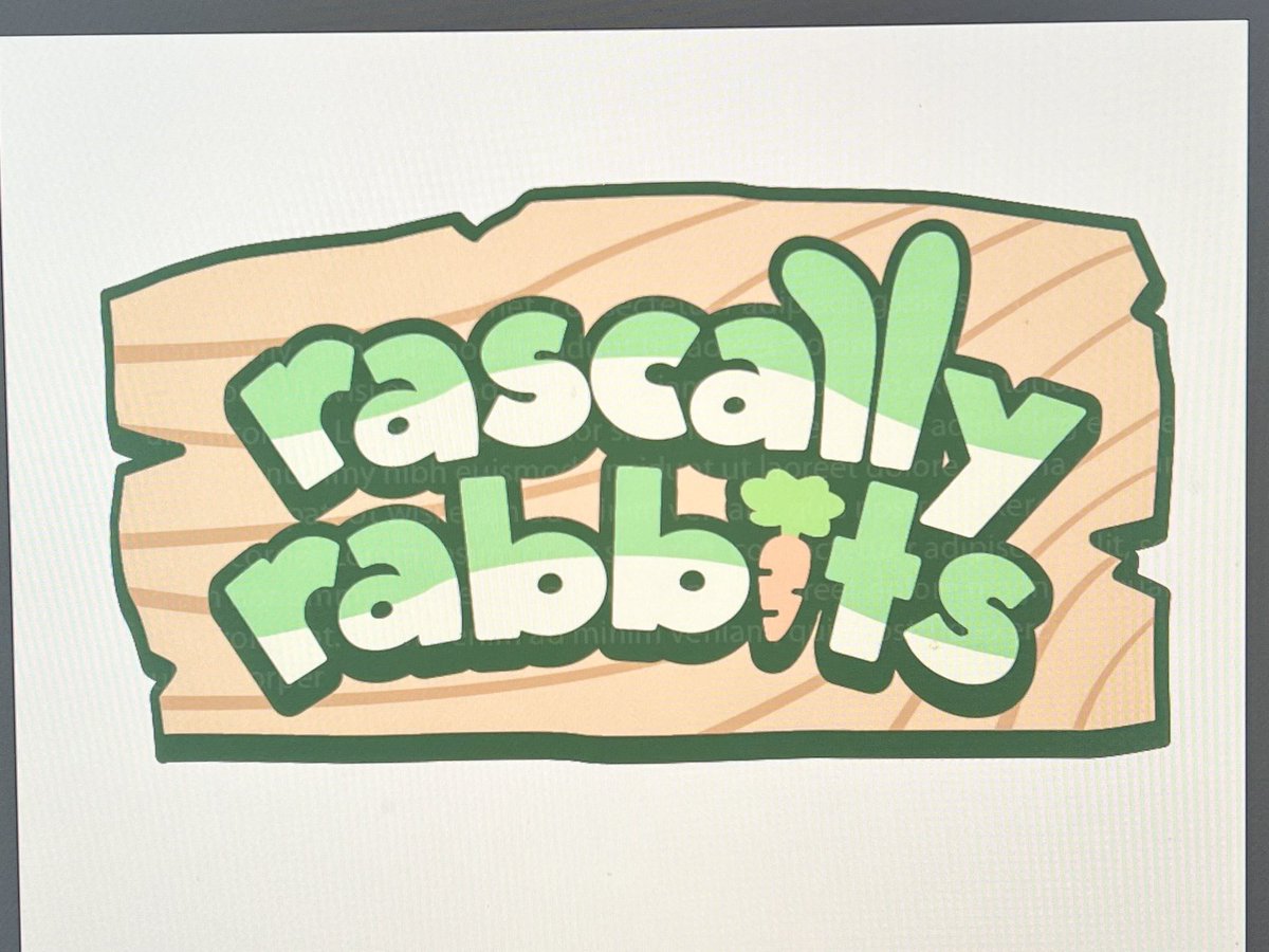 Happy Friday! Working on game title color scheme for Rascally Rabbits. Which one do you like or do you have suggestions on the color scheme :)

#rascallyrabbits