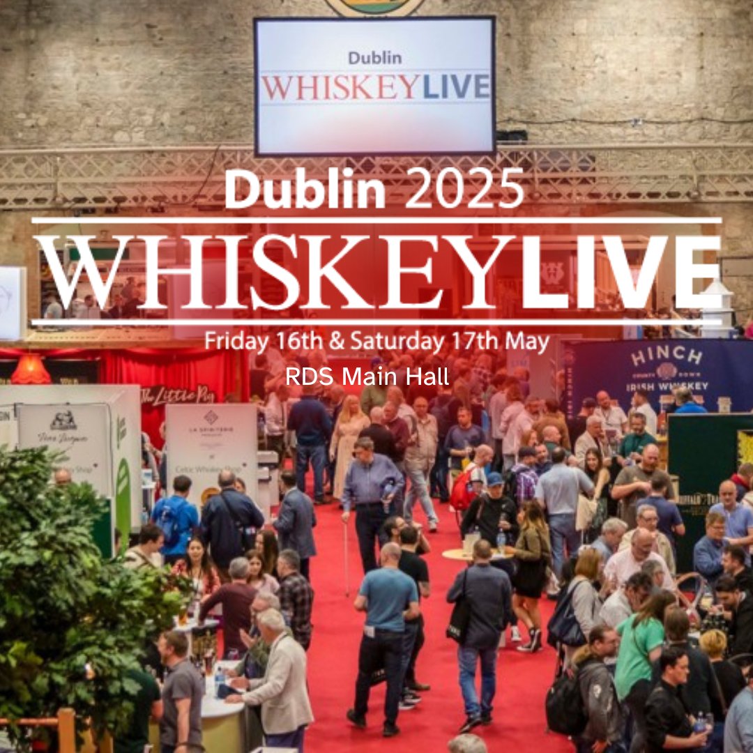 Just two weeks to go until Whiskey Live Dublin 2025! 🥃

Have you got your ticket yet? Don’t miss Ireland’s biggest whiskey event of the year – incredible pours, masterclasses, cocktails, and more await.

📅 May 16th &amp; 17th
🎟️ whiskeylivedublin.com
