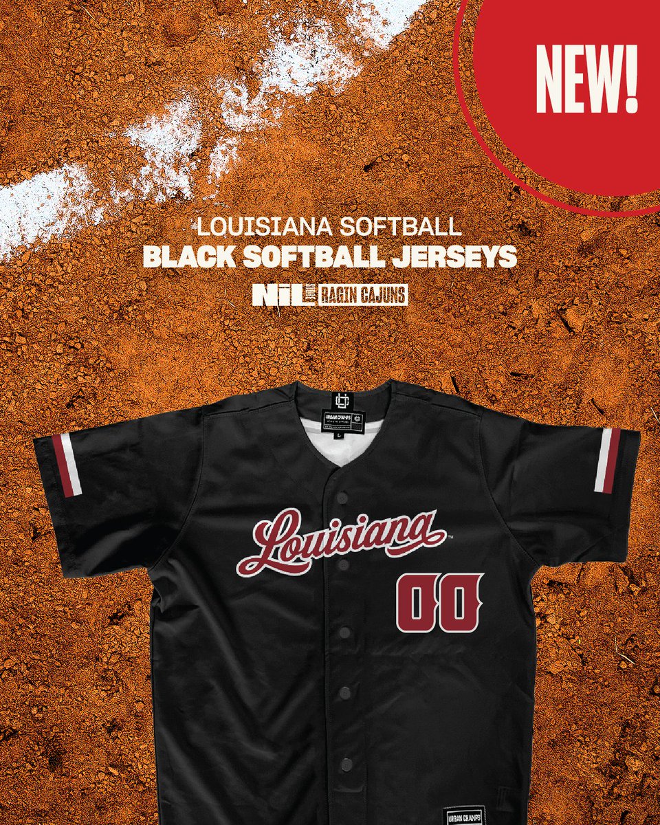 ragincajunsnil's tweet image. Our @RaginCajunsSB black jerseys 😍

Shop and rep your favorite athlete: nil.store/louisiana/coll…