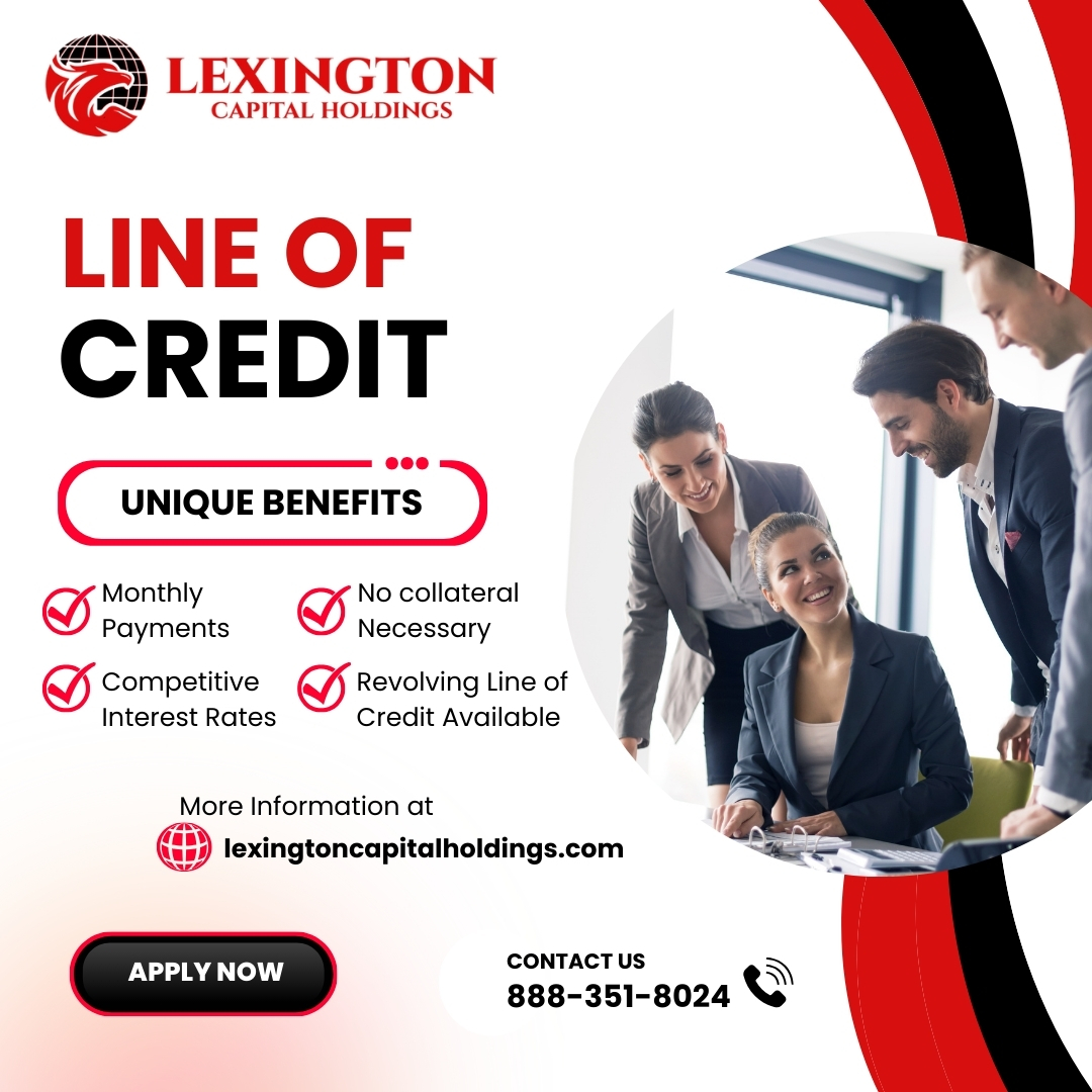 LexingtonCapitl's tweet photo. Need flexible access to funds for your business? A line of credit could be the game-changer. 💼💳 At Lexington Capital, we make it simple to stay ready for whatever comes next. #BusinessFunding #LineOfCredit #LexingtonCapital https://t.co/q3TOMQTf5h