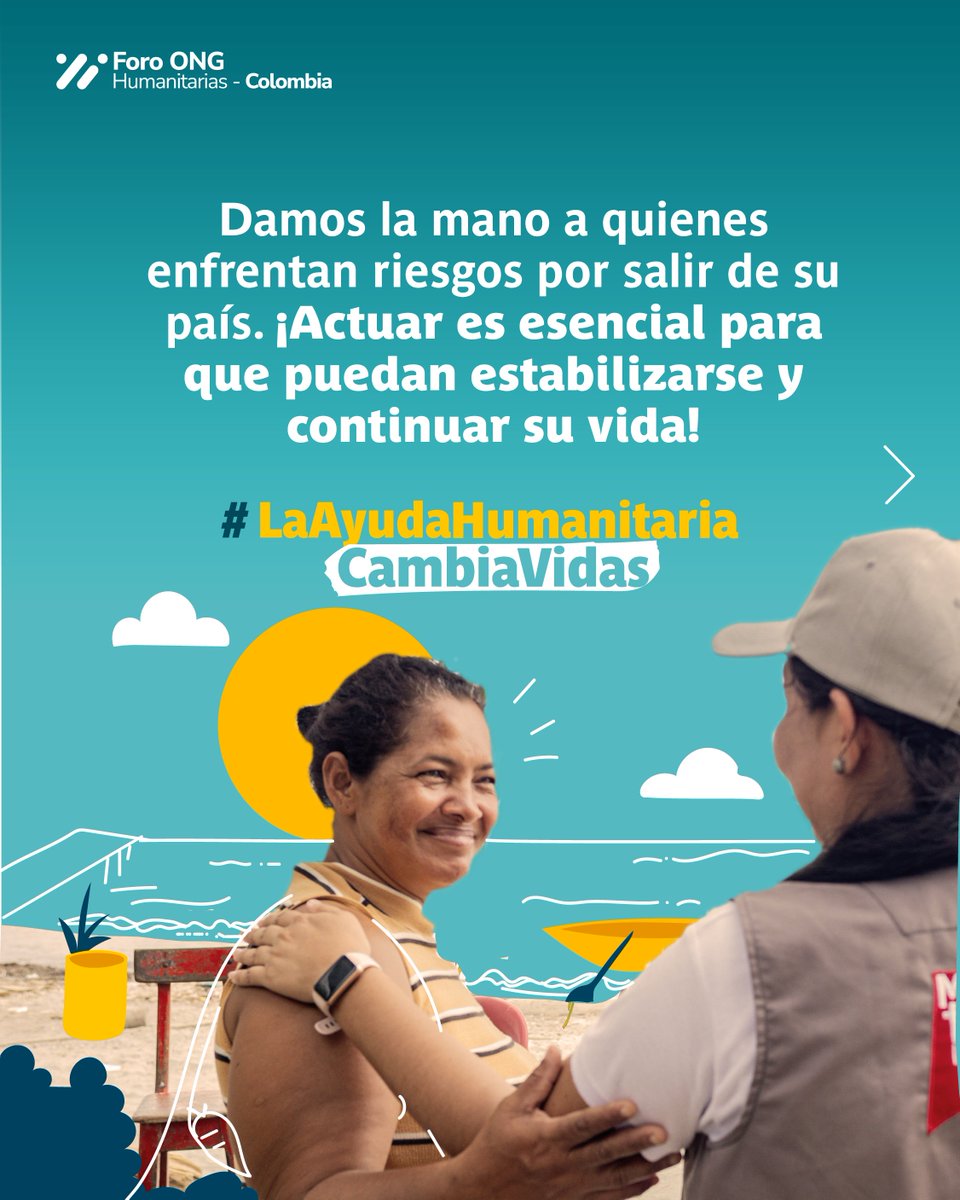 HumanitarianCol's tweet image. Los migrantes venezolanos en Colombia reconstruyen sus vidas gracias a la ayuda humanitaria. Su integración aporta al desarrollo nacional. #LaAyudaHumanitariaCambiaVidas #ForoONGHumanitarias