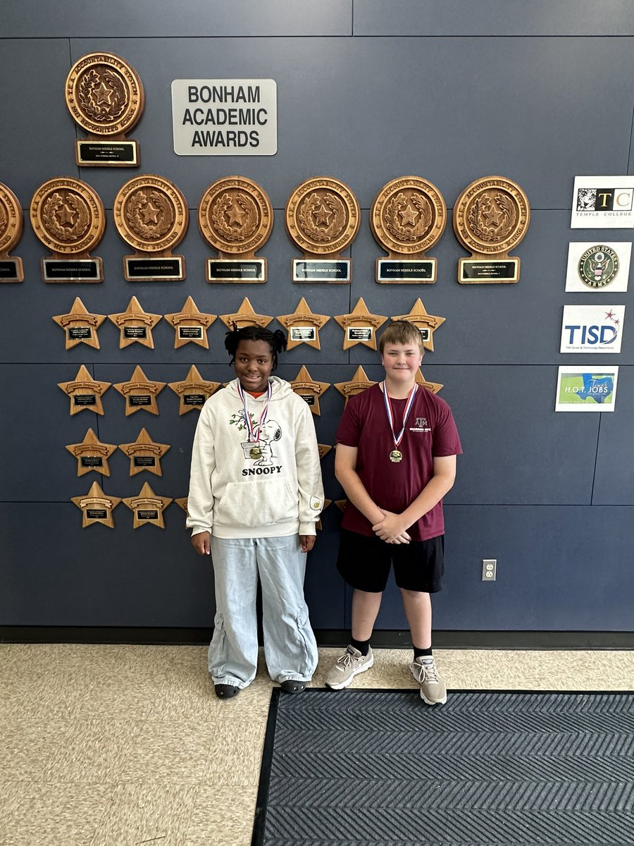 Congratulations to Amaris and Ian for being selected to be Baylor TIP Scholars! We are so proud of their academic achievements. #hwpo #leadeveryday