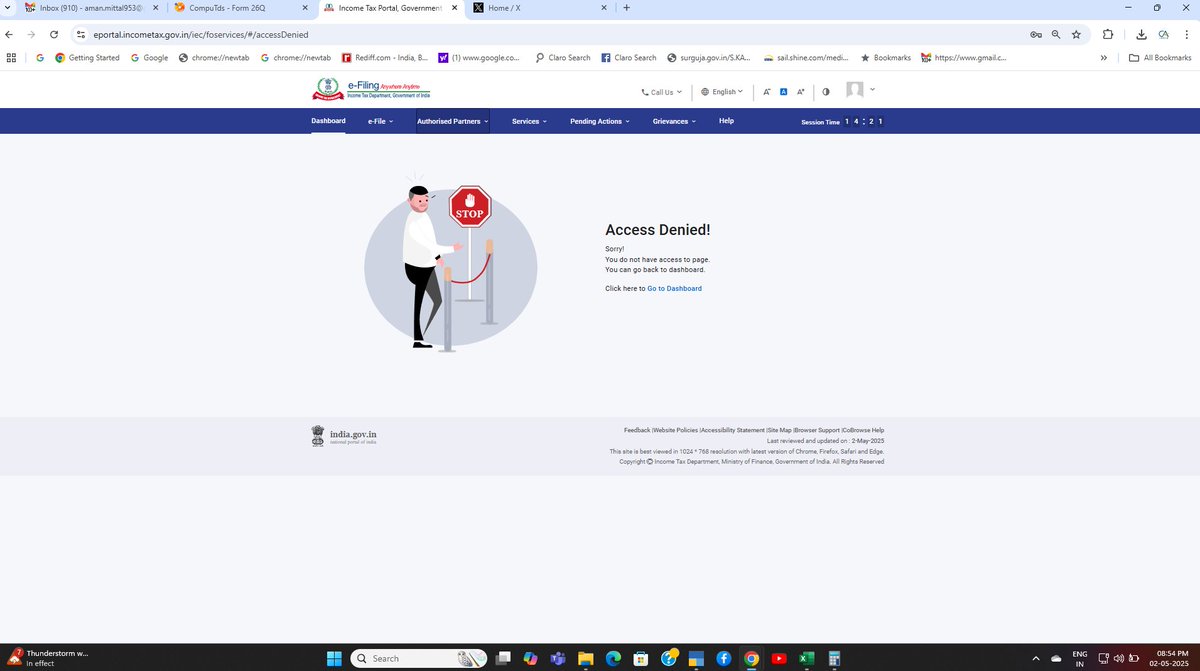CA AK Mittal (@caamanmittal) on Twitter photo New Financial Year has just started and the IT Portal has started showing its colour.
Filling TDS Return is pathetic !!
<a href="/IncomeTaxIndia/">Income Tax India</a>
<a href="/Infosys/">Infosys</a>
<a href="/FinMinIndia/">Ministry of Finance</a> New Financial Year has just started and the IT Portal has started showing its colour.
Filling TDS Return is pathetic !!
<a href="/IncomeTaxIndia/">Income Tax India</a>
<a href="/Infosys/">Infosys</a>
<a href="/FinMinIndia/">Ministry of Finance</a>