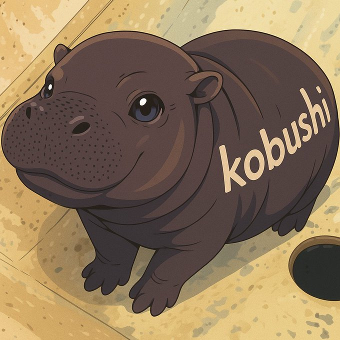 GmanCrypt0's tweet photo. Got into #KOBUSHI at 200k MC I think this might be the runner for the weekend! Giving me #MUDANG vibes DYOR🦛🦛🦛 $MUDANG $SOL
DCrwhb7f6LL4dtvsTty1PwT2wL5AoxHzuwYMUqM5pump https://t.co/4R2B8xXvEY
