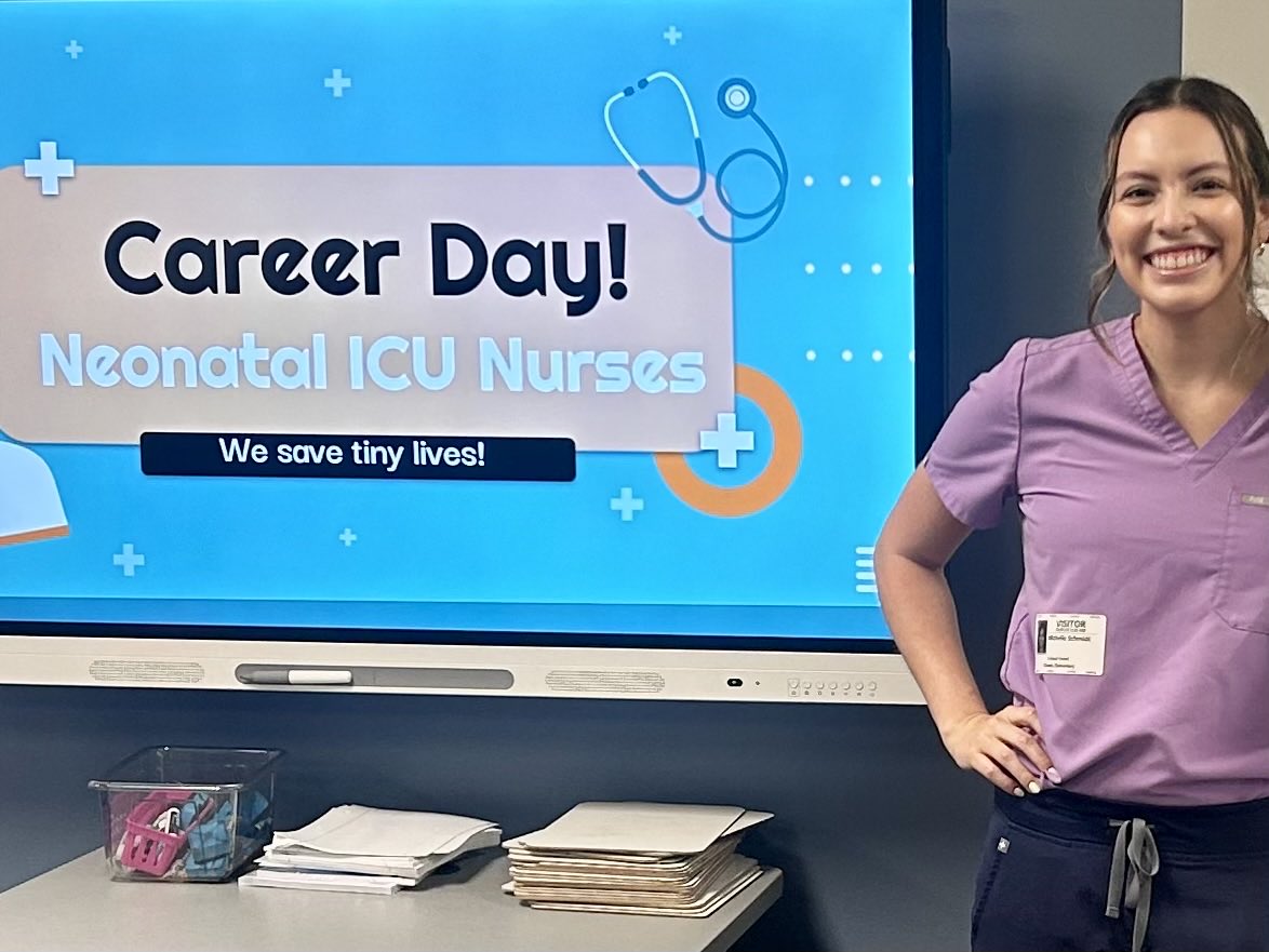 RESRocketsKaty's tweet photo. Michelle Boemio is a NICU charge nurse in the Texas Medical Center and a proud @katyisd graduate! She went to @cinco_school class of 2014!  Thank you for giving back to the Katy community!
#KatyISD https://t.co/p5YkJfhdzV