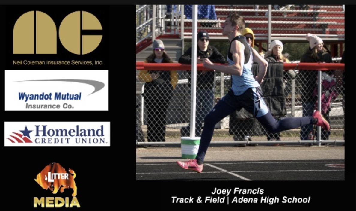 Litter Media (@litter_media) on Twitter photo Congratulations to the <a href="/NCIS_1982/">Neil Coleman Insurance Services, Inc.</a> Wyandot Mutual Insurance Player of the Week, presented by @homelandCU, Adena Track & Field athlete Joey Francis of Adena, who has medaled 5 times this spring. To nominate a player, visit littermedia.com. <a href="/AdenaAthletic/">AdenaAthleticBoosters</a> Congratulations to the <a href="/NCIS_1982/">Neil Coleman Insurance Services, Inc.</a> Wyandot Mutual Insurance Player of the Week, presented by @homelandCU, Adena Track & Field athlete Joey Francis of Adena, who has medaled 5 times this spring. To nominate a player, visit littermedia.com. <a href="/AdenaAthletic/">AdenaAthleticBoosters</a>