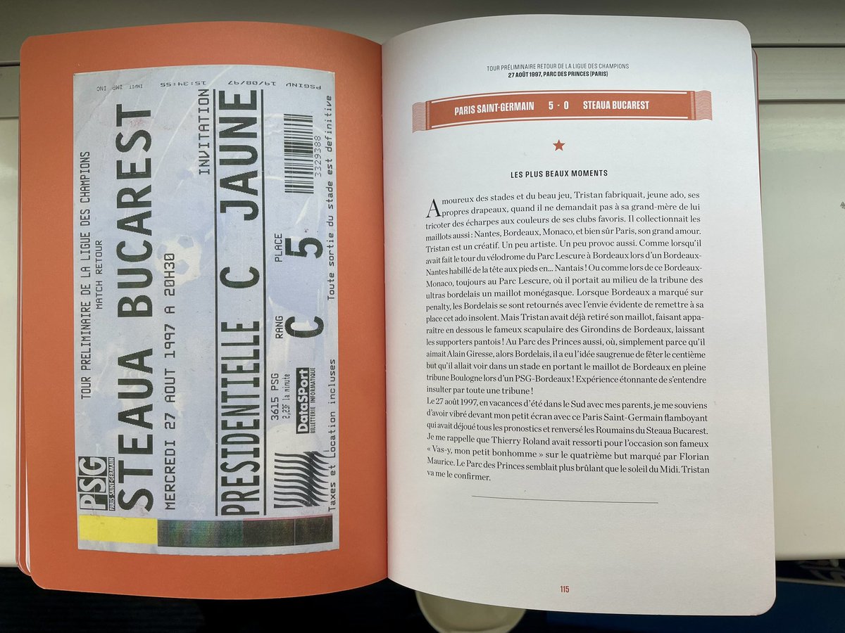 Michel Kollar (@michelkollar) on Twitter photo Quel plaisir que ce livre édité par mon ami <a href="/JoseCarlinPerez/">José Carlín Pérez</a> et <a href="/EnExergue/">En Exergue Éditions</a> sur les souvenirs de marches iconiques et un honneur de voir mes billets de match du <a href="/PSG_inside/">Paris Saint-Germain</a> à l’honneur ❤️💙 je vous le conseille 🙏🏻 Quel plaisir que ce livre édité par mon ami <a href="/JoseCarlinPerez/">José Carlín Pérez</a> et <a href="/EnExergue/">En Exergue Éditions</a> sur les souvenirs de marches iconiques et un honneur de voir mes billets de match du <a href="/PSG_inside/">Paris Saint-Germain</a> à l’honneur ❤️💙 je vous le conseille 🙏🏻