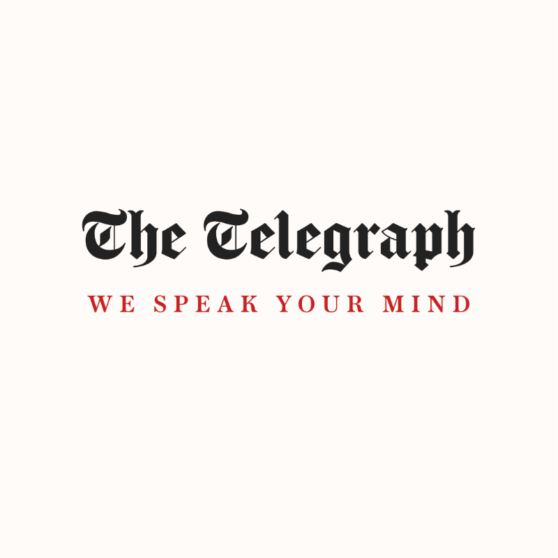 Telegraph's tweet photo. Since when did pride in your country become prejudice?