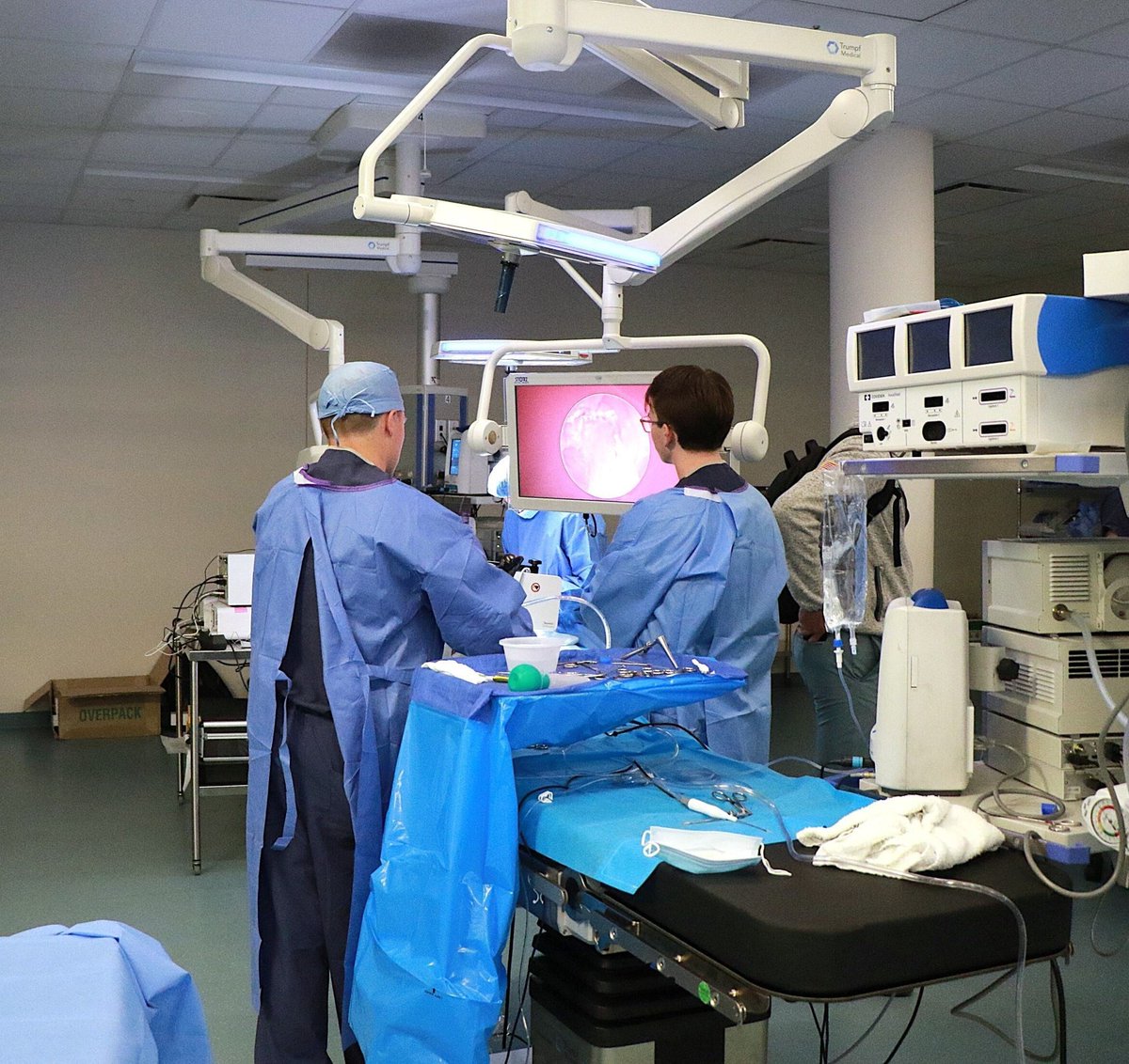 ENT Residents visited the DGC last week to practice complex surgical procedures!