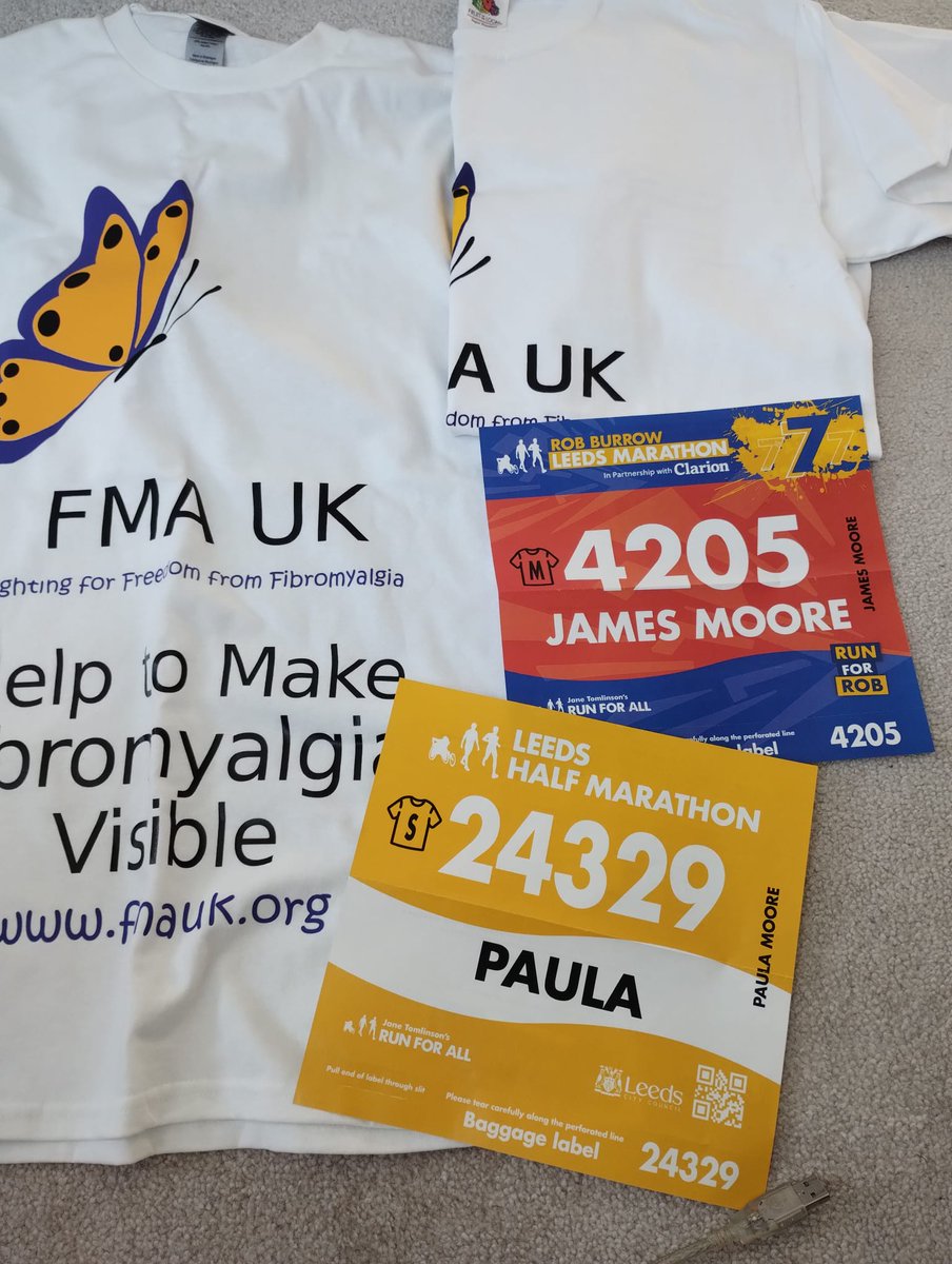 👣Helen's Journey👣 (Blogger & Poet📝) (@helens_journey) on Twitter photo Thank you <a href="/fmauk/">Fibromyalgia Action UK</a> for our supporters tshirts ready to wear while I cheer on my Brother & Sister-in-law as they run the #LeedsMarathon raising money for #fibromyalgiaactionUK
Here's the link with our families #fibro story & fundraising link➡️ justgiving.com/page/james-moo… ⬅️
#Fibro 💜 Thank you <a href="/fmauk/">Fibromyalgia Action UK</a> for our supporters tshirts ready to wear while I cheer on my Brother & Sister-in-law as they run the #LeedsMarathon raising money for #fibromyalgiaactionUK
Here's the link with our families #fibro story & fundraising link➡️ justgiving.com/page/james-moo… ⬅️
#Fibro 💜