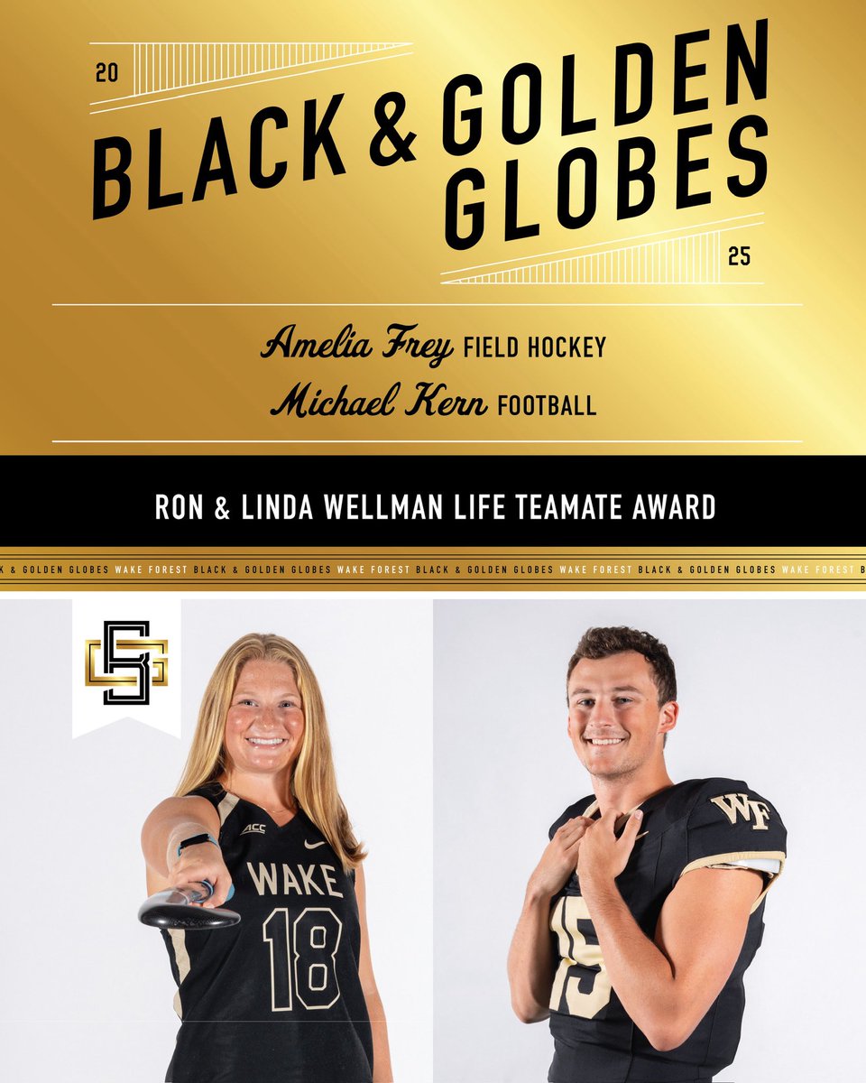Congratulations to Amelia Frey and Michael Kern, your Ron &amp; Linda Wellman Life Time Teamate Award recipients🏆
