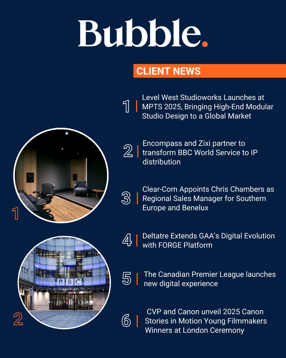📣 FRIDAY ROUNDUP! 

Check out some of our clients' exciting announcements that have been released recently:

Visit our website to read more: lnkd.in/e6j_W4xB

📧 Questions for us? Email us at: hello@bubbleagency.com 

#BubbleAgency #PR #Marketing #Events