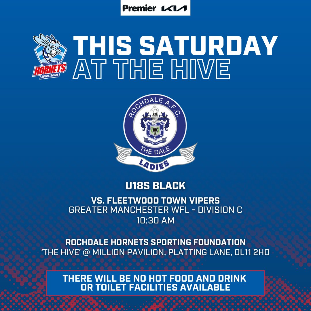 Coming up at 'The Hive' this Saturday ⏭️⚽

<a href="/officiallydale/">Rochdale AFC</a>