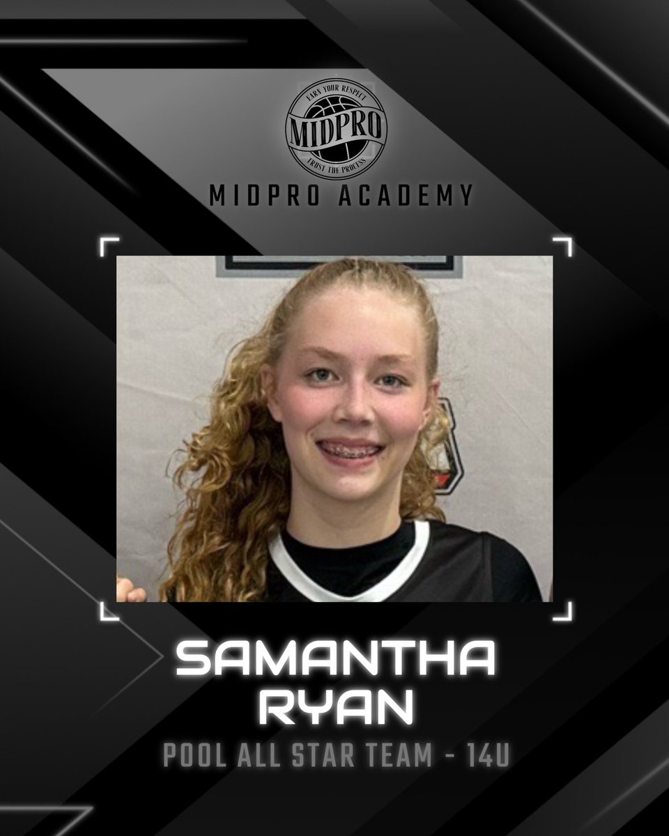 Midwest Prospect Academy Girls (@midprogirls) on Twitter photo S/O to our 15U & 14U MidPro players who were selected to their respective pool All-Star team this past weekend <a href="/USJN/">USJN</a> Windy City Challenge
15U-Cally DeSutter, Katie Doe, & Payton Brandt
14U-Samantha Ryan & Brynley Reece
#MidProFam #CreateYourStory S/O to our 15U & 14U MidPro players who were selected to their respective pool All-Star team this past weekend <a href="/USJN/">USJN</a> Windy City Challenge
15U-Cally DeSutter, Katie Doe, & Payton Brandt
14U-Samantha Ryan & Brynley Reece
#MidProFam #CreateYourStory