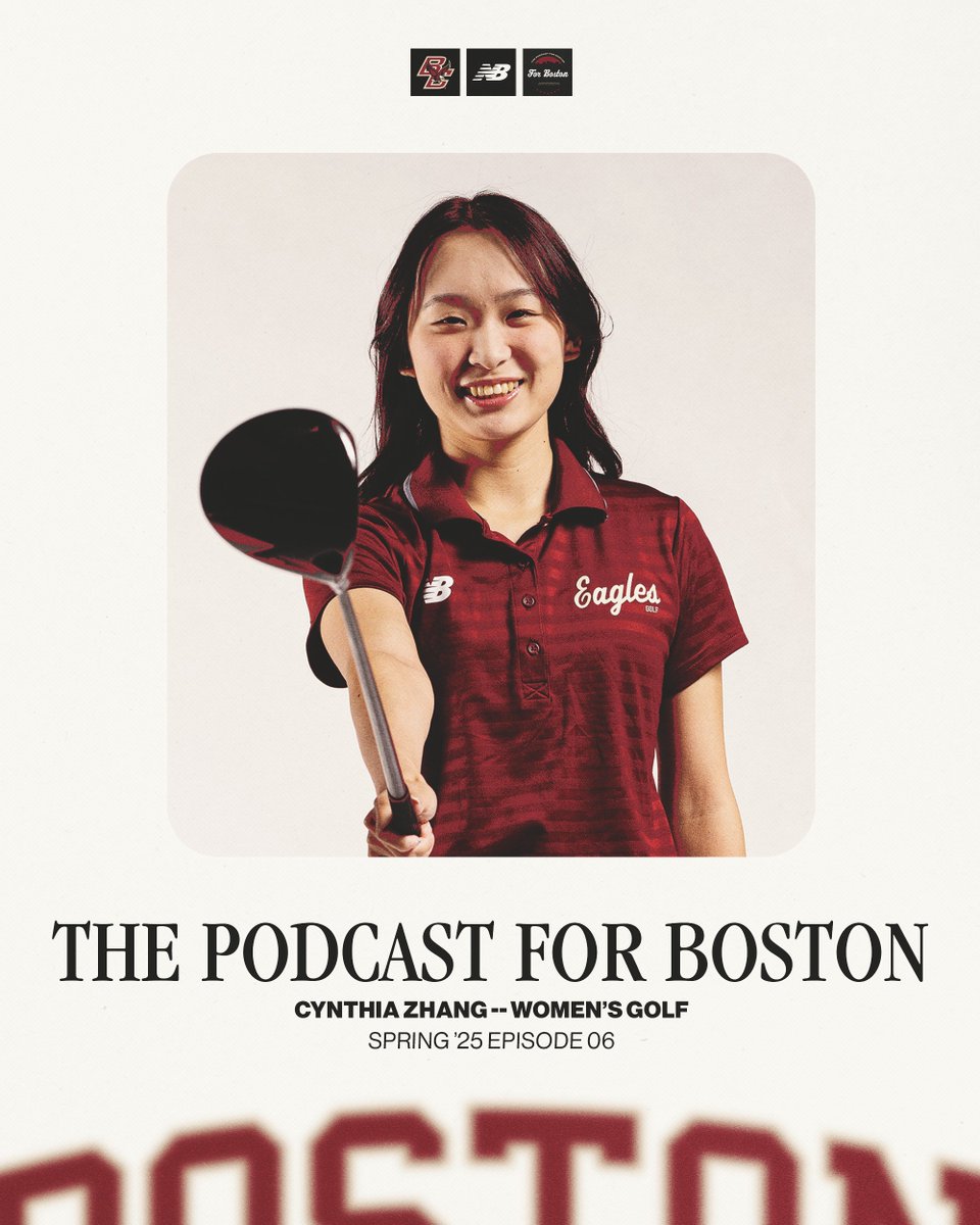 Cynthia Zhang is the latest guest on The Podcast for Boston - tune in and learn more about when she found out about qualifying for the NCAA Regionals, growing up playing golf in California, and In-N-Out burger

🎧 bceagles.com/podcasts