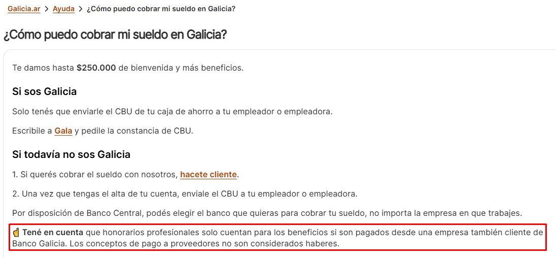o_vasta's tweet photo. @BancoGalicia, una nueva restricción que pusieron desde el 01/04, ahora no me bonifican más el paquete por haberes bajo el concepto Honorarios Profesiones, si la empresa que envia la transferencia no es cliente del Galcia, un disparate y vergonzoso lo que hacen. https://t.co/A4LiDMflHO