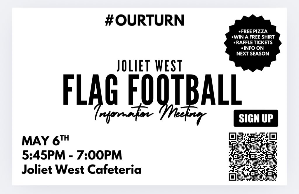 Don’t forget about our informational meeting for the 2025 season on May 6th! 

Register using the QR code!