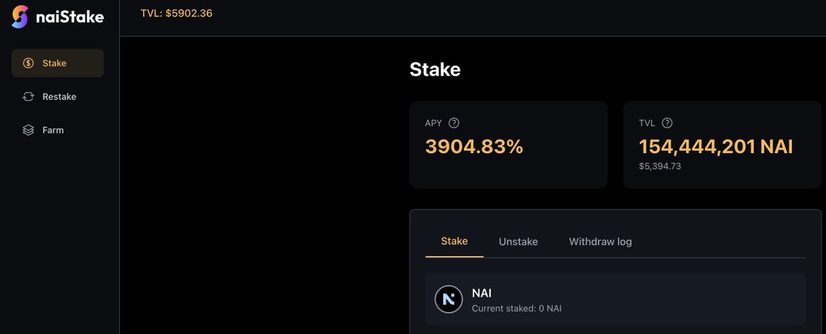 This is a re-staking protocol based on the #NULS AI network. <a href="/Nuls/">NULS AI</a> <a href="/naboxwallet/">Nabox</a> <a href="/nerve_network/">NerveNetwork</a>  <a href="/naipumpfun/">naiPump</a> <a href="/nainftcom/">naiNFT</a> <a href="/TagAIDAO/">TagAI</a> <a href="/nulswap/">Nulswap</a> 

We will bring higher Stake returns to users.