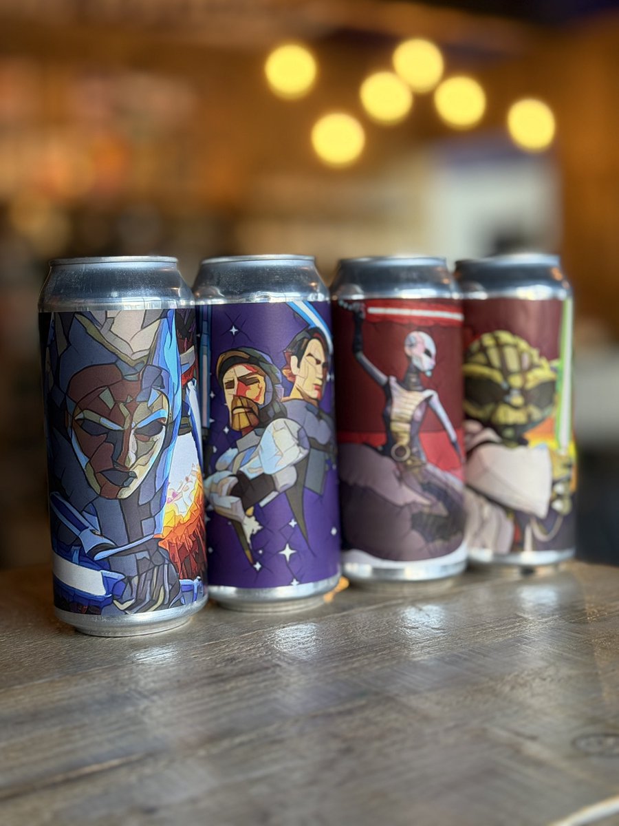 May the 4th be with you!

Star Wars fans - we’ve released a new 4-pack based on the Clone Wars.

This Sunday, May the 4th we’ll be hosting a Star Wars funday with prizes, movies and cantina music!