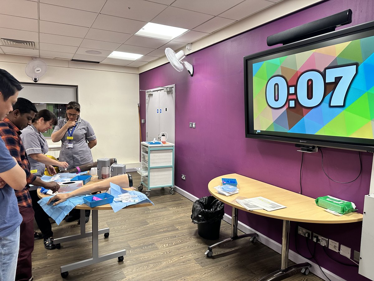 YDH Somersetft Clinical skills (@skillsydh) on Twitter photo Clock is ticking ⏰
Cannulation session- 30sec clean 30sec dry for skin prep.
Preparing for the optimal practices to avert CRBSI.
<a href="/KatyHow97717841/">Katy Howe</a> <a href="/SomersetFT/">Somerset NHS Foundation Trust</a> <a href="/SFTclinicalski1/">SFTclinicalskillsteam</a> Clock is ticking ⏰
Cannulation session- 30sec clean 30sec dry for skin prep.
Preparing for the optimal practices to avert CRBSI.
<a href="/KatyHow97717841/">Katy Howe</a> <a href="/SomersetFT/">Somerset NHS Foundation Trust</a> <a href="/SFTclinicalski1/">SFTclinicalskillsteam</a>