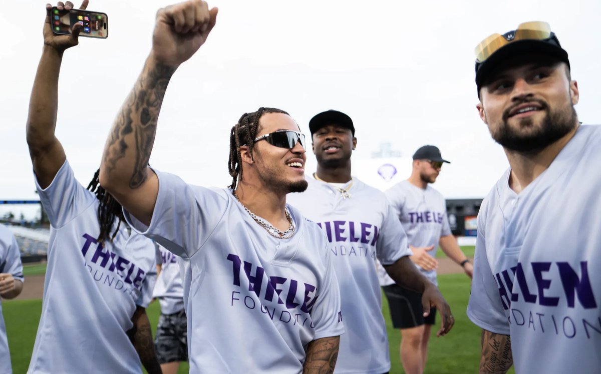 Lindsey Young (@lindseymnsports) on Twitter photo If you haven't bought your tickets yet for the <a href="/unrlco/">UNRL</a> Celebrity Softball Game hosted by <a href="/cjham28/">CJ Ham</a>, you are missing out! 
All proceeds will benefit the Ham Family Scholarship Fund & other nonprofits close to the Vikings heart. 
MORE: vikings.com/news/cj-ham-20… If you haven't bought your tickets yet for the <a href="/unrlco/">UNRL</a> Celebrity Softball Game hosted by <a href="/cjham28/">CJ Ham</a>, you are missing out! 
All proceeds will benefit the Ham Family Scholarship Fund & other nonprofits close to the Vikings heart. 
MORE: vikings.com/news/cj-ham-20…