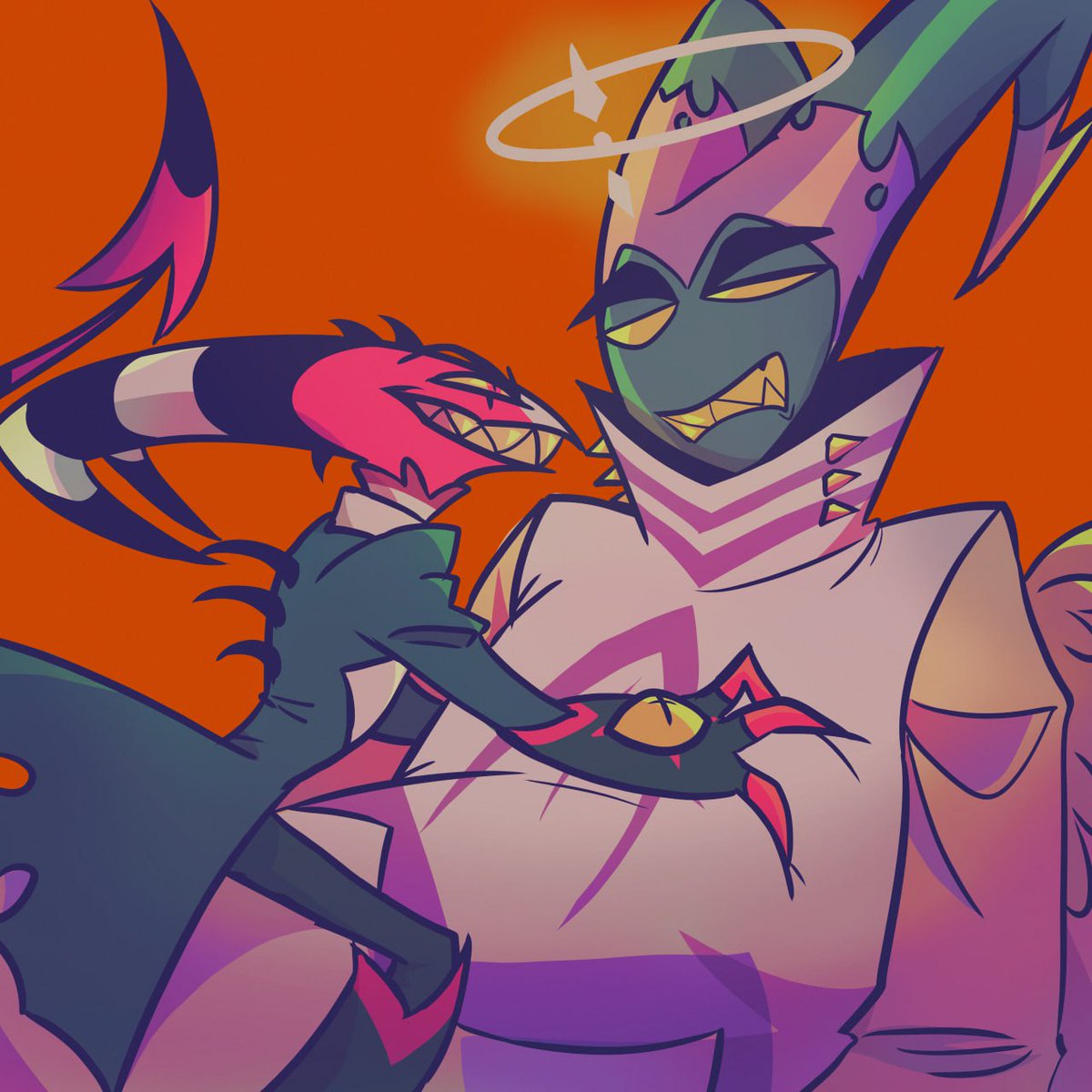 chert144's tweet image. #HazbinHotelAdam #HelluvaBossBlitzø