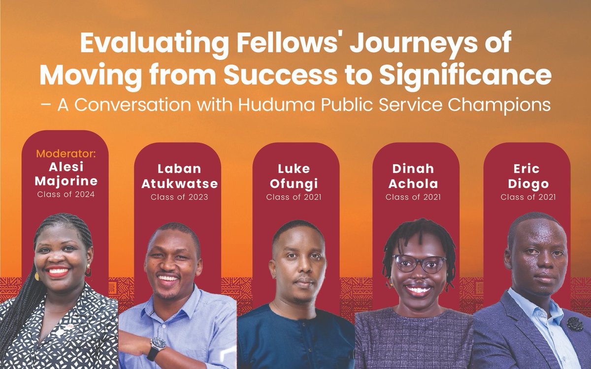 LéO Africa Institute (@leoafricainst) on Twitter photo 🥁🥁🥁
#HudumaReunion2025
We are delighted to announce the panelists who will speak on the theme: Evaluating Fellows' Journeys of Moving from Success to Significance.
The moderator, <a href="/alesi_majorine/">Alesi Majorine</a> is the Founder & Executive Director <a href="/zootainitiative/">Zoota Initiative for Development</a>.
Panelists include: 🥁🥁🥁
#HudumaReunion2025
We are delighted to announce the panelists who will speak on the theme: Evaluating Fellows' Journeys of Moving from Success to Significance.
The moderator, <a href="/alesi_majorine/">Alesi Majorine</a> is the Founder & Executive Director <a href="/zootainitiative/">Zoota Initiative for Development</a>.
Panelists include: